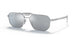 1BC02R - Silver - Blue Mirror Silver 80