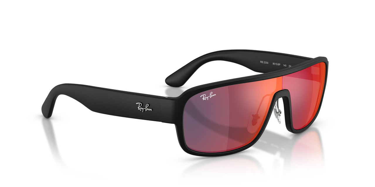 901S6P - Black - Dark Blue Mirror Violet