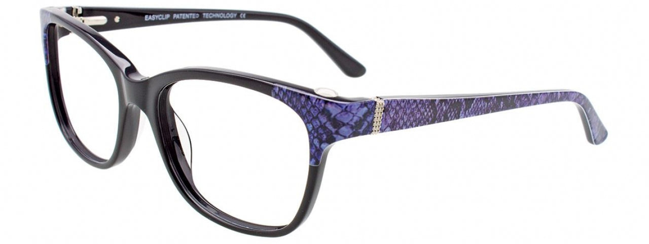 90 - Black & Lavender Snake Pattern