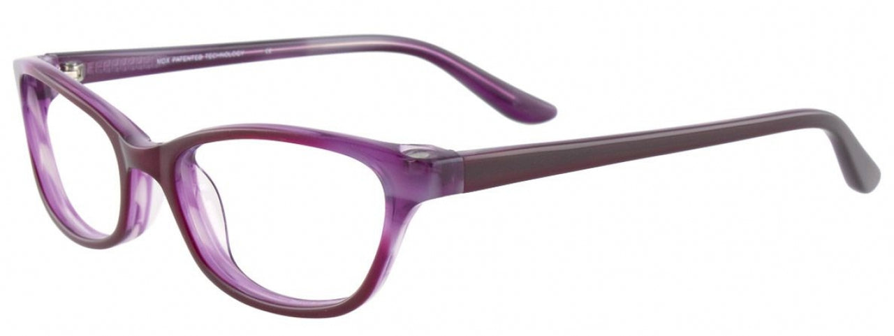 80 - Dark Purple & Marbled Mauve