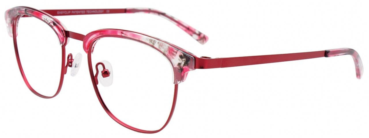 35 - Matt Red & Marbled Red & Crystal / Matt Red