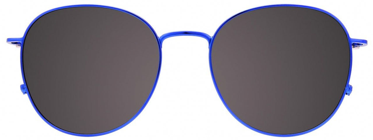 50 - Satin Blue & Shiny Grey