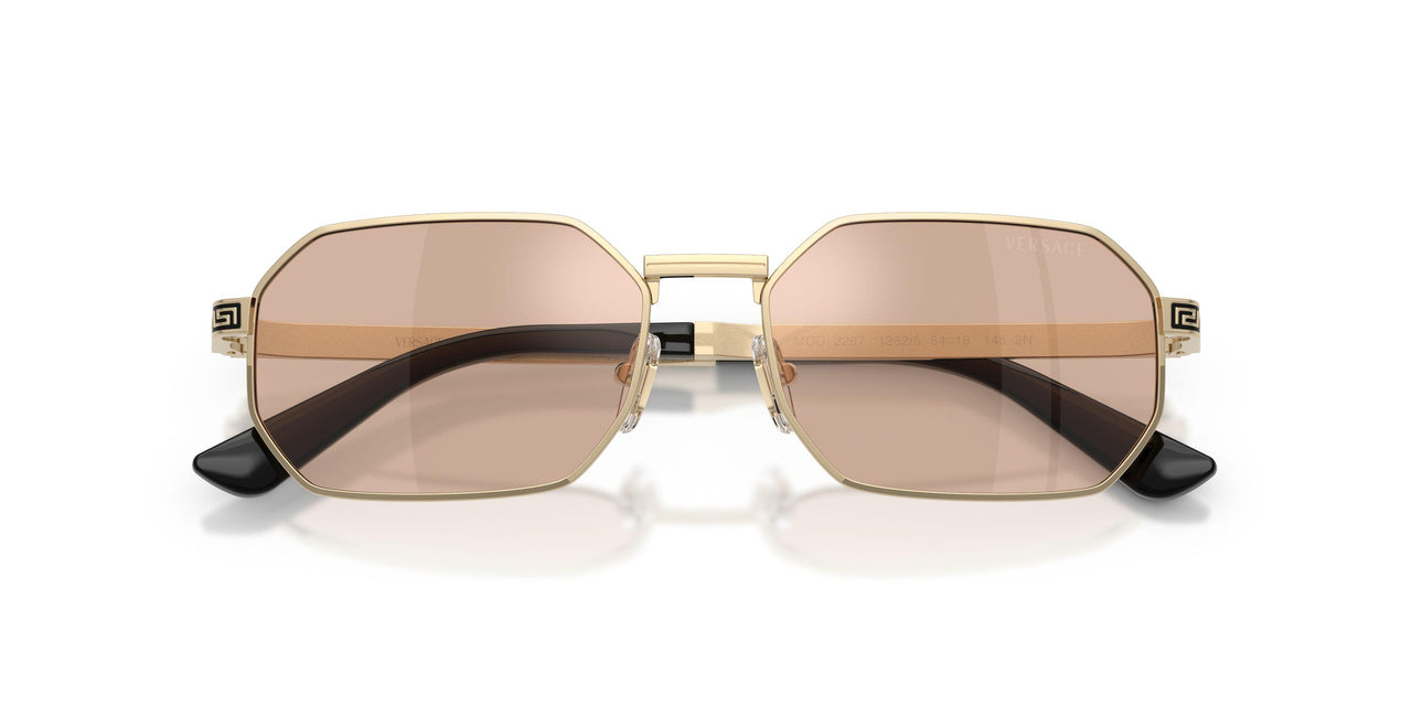 1252/5 - Gold - Light Pink Mirror Silver