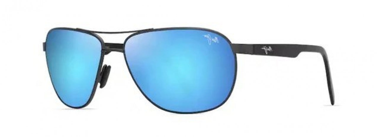 17 - Matte Dark Ruthenium With Black - Blue Hawaii
