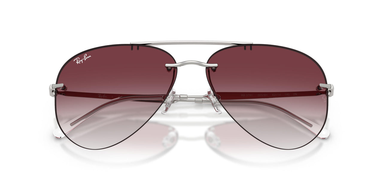 003/8H - Silver - Clear Gradient Dark Violet