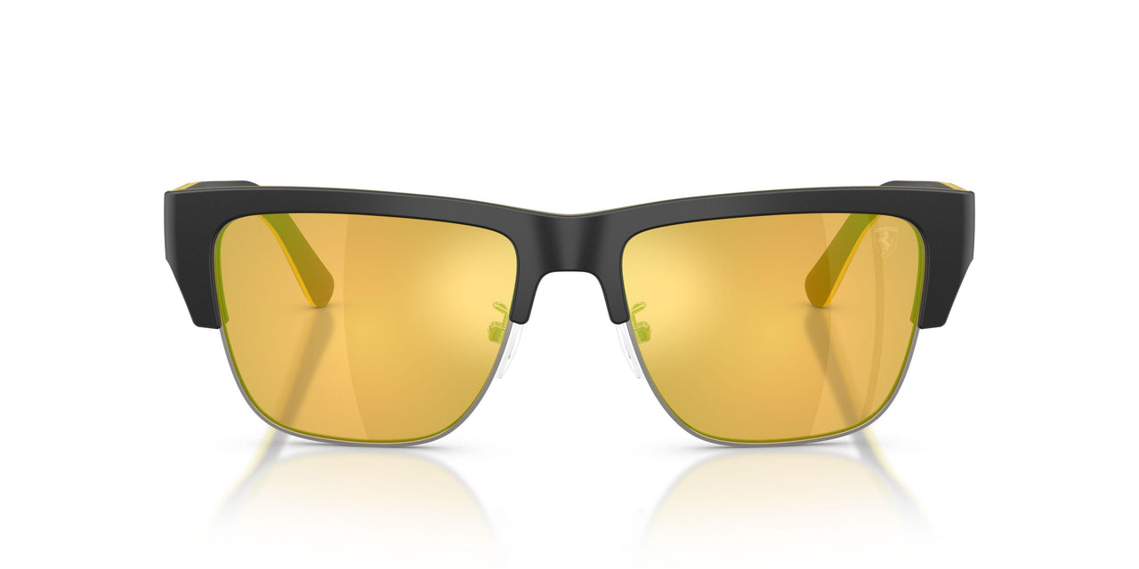 762/8N - Black - Yellow Mirror
