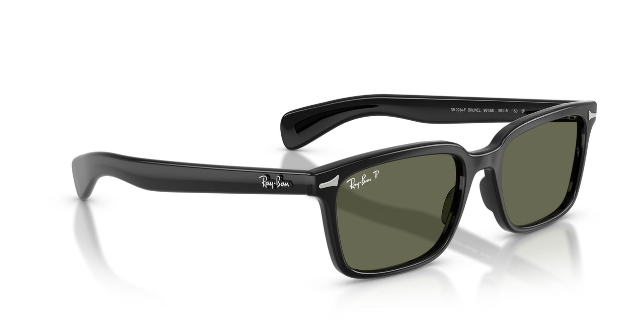 901/58 - Black - Green Polarized