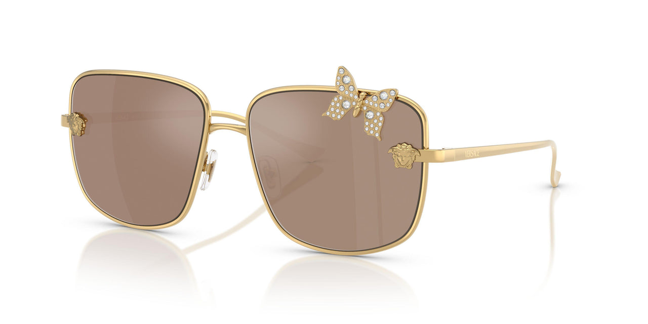 K0030W - Gold - Clear Mirror Real Rose Gold
