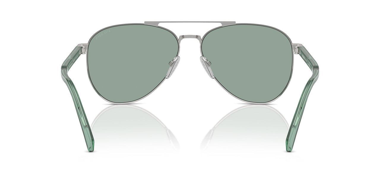 1BC10G - Silver - Petrol Green