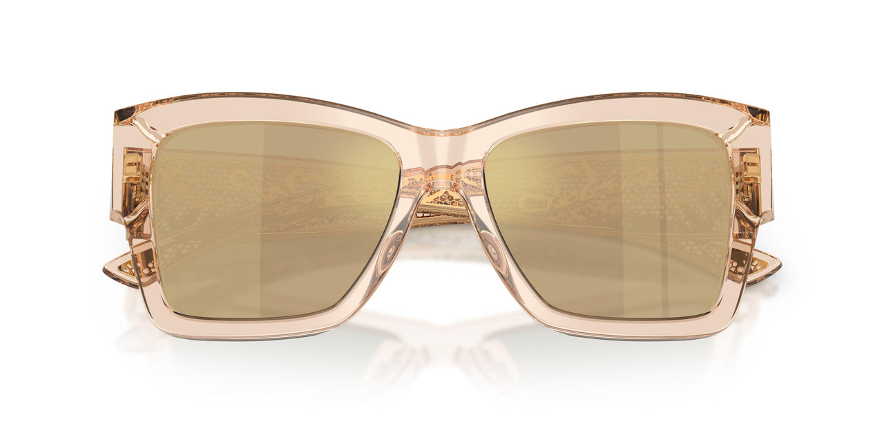 343203 - Brown - Clear Mirror Real Yellow Gold