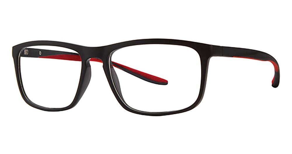 BLCKMTTRD - Black Matte/Red