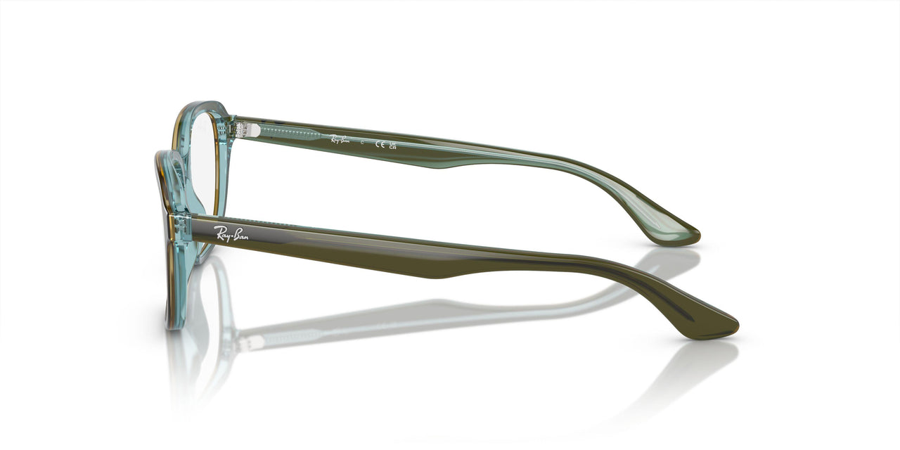 3946 - Top Green & Orange & Light Blue - Clear