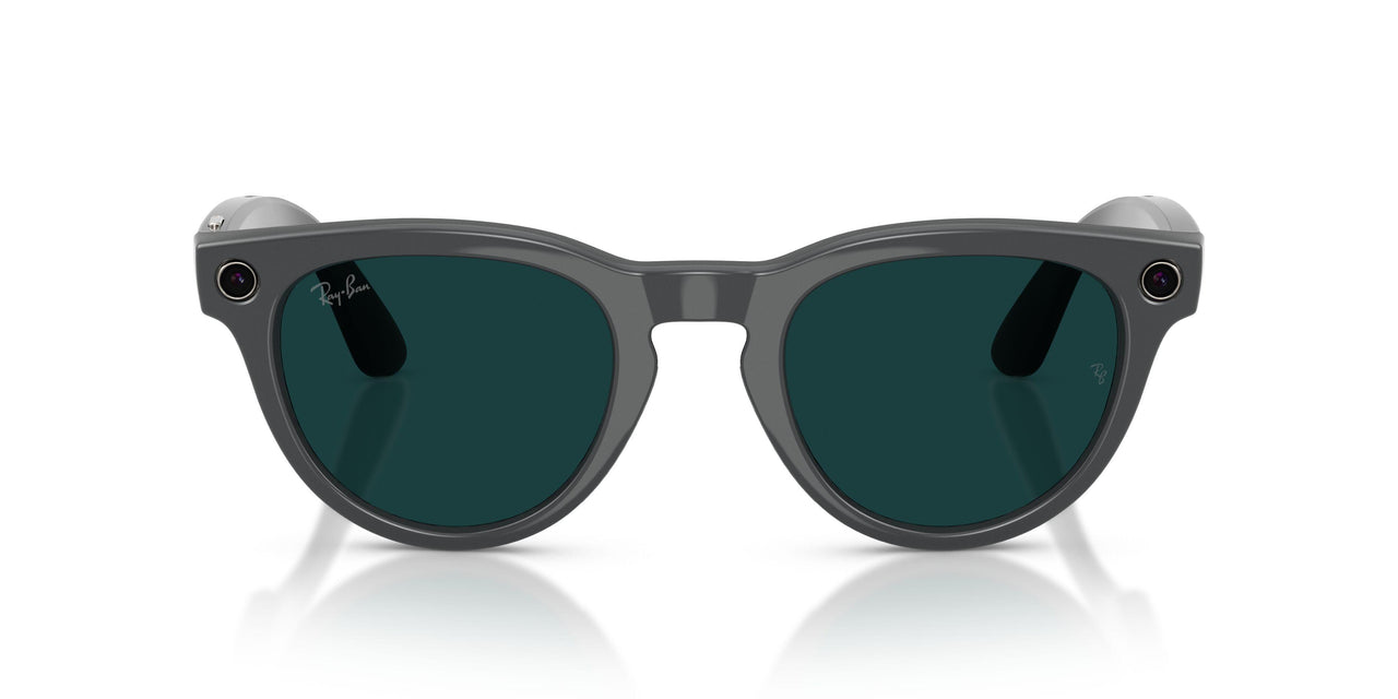 6702CE - Grey - Clear/emerald