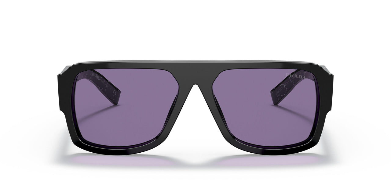 1AB05Q - Black - Violet Mirror Internal Silver