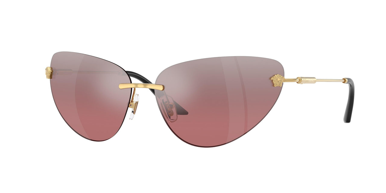 10027E - Gold - Pink Mirror Silver Gradient