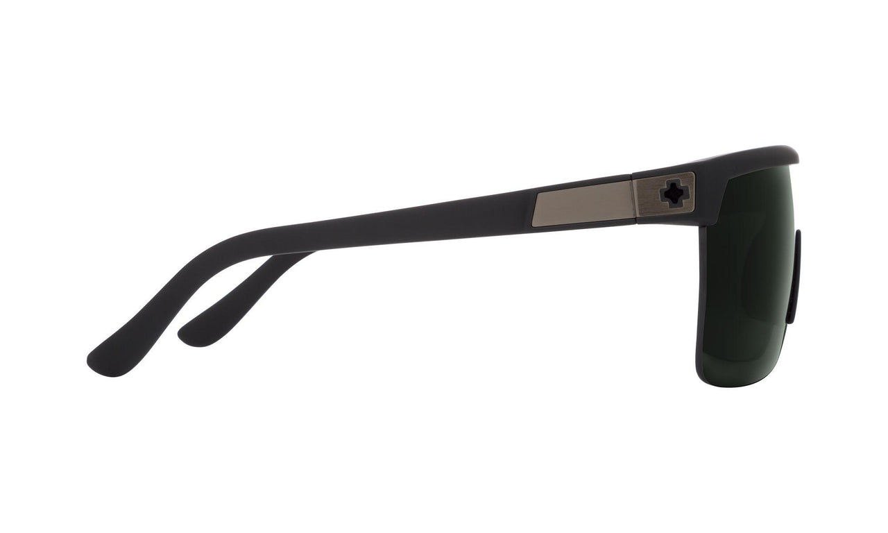 0000077 - Soft Matte Black - Happy Gray Green Polar with Silver Spectra Mirror