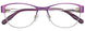80 - 3-Satin Light Lavender & Shiny Silver