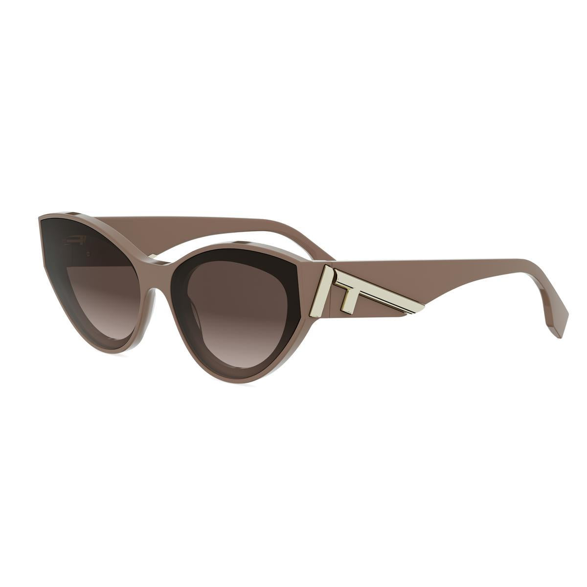 45F - Shiny Opaline Pink - Gradient Brown