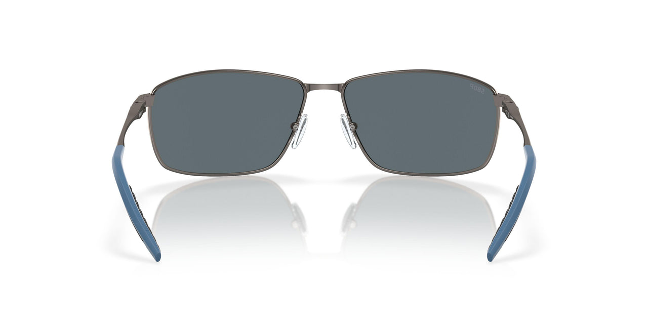 600908 - 247 Matte Dark Gunmetal - Blue Mirror 580p
