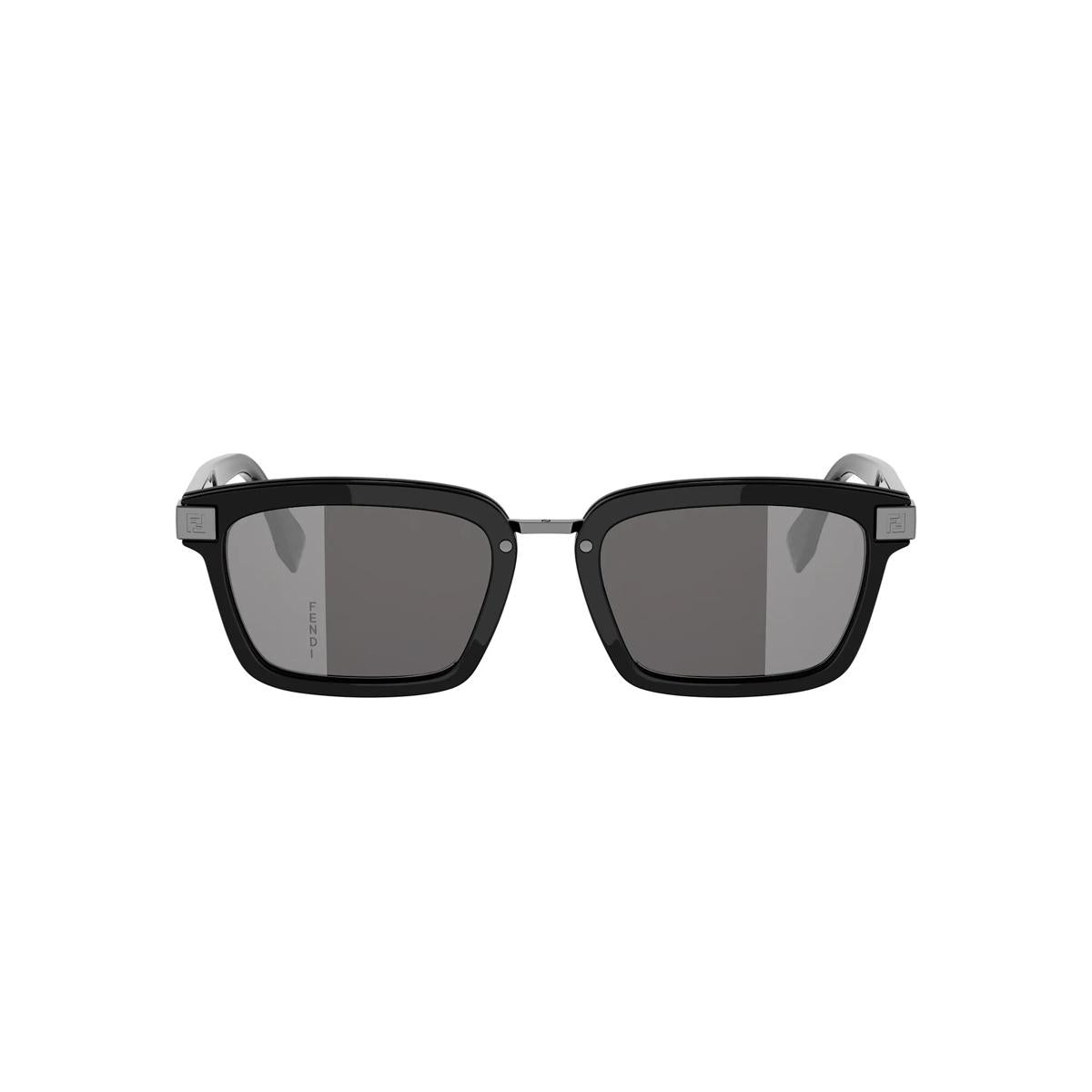 01C - Injected Shiny Black - Silver Pattern