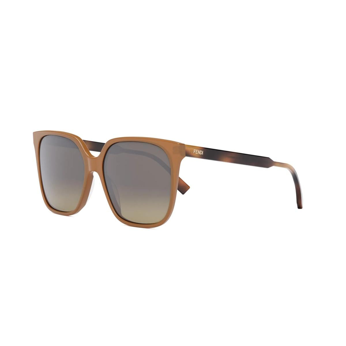 57F - Shiny Transparent Khaki - Gradient Brown