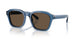 624787 - Blue - Solid Brown