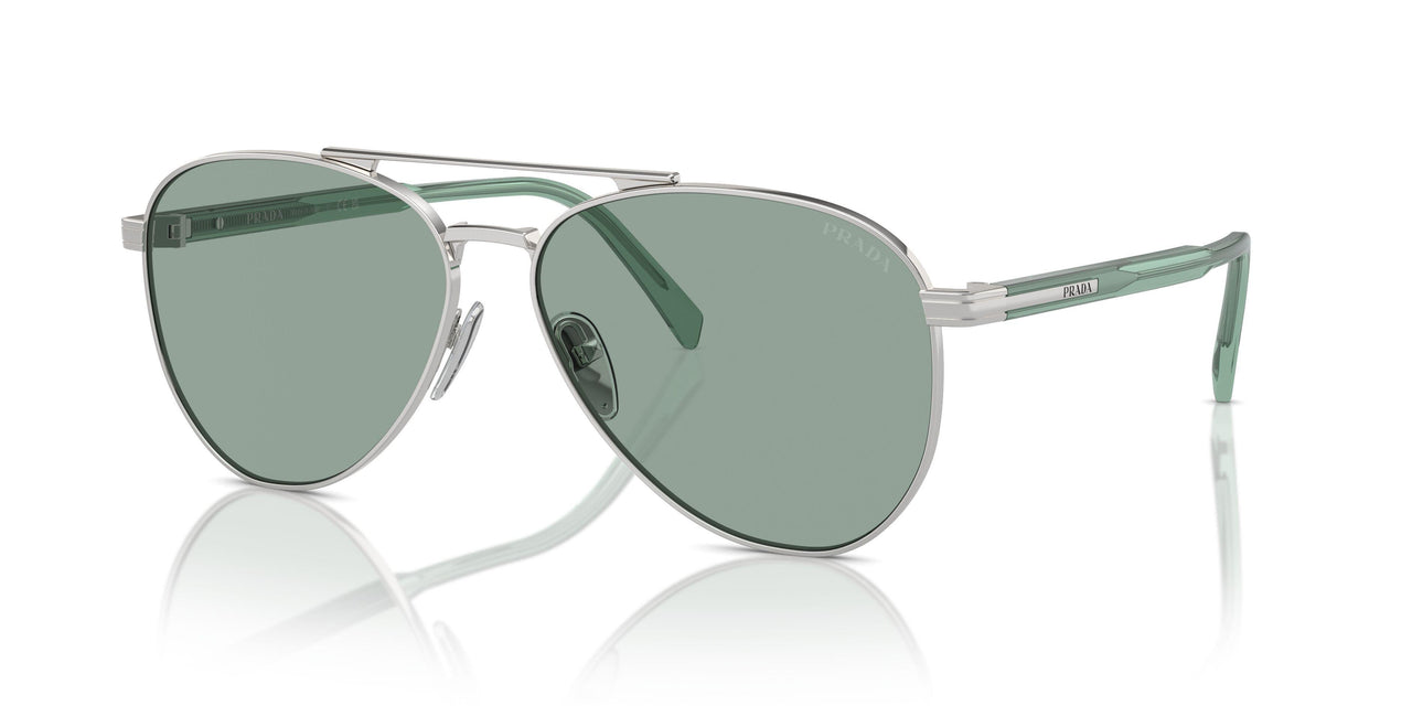 1BC10G - Silver - Petrol Green