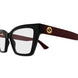 011 - Black/Burgundy - Transparent