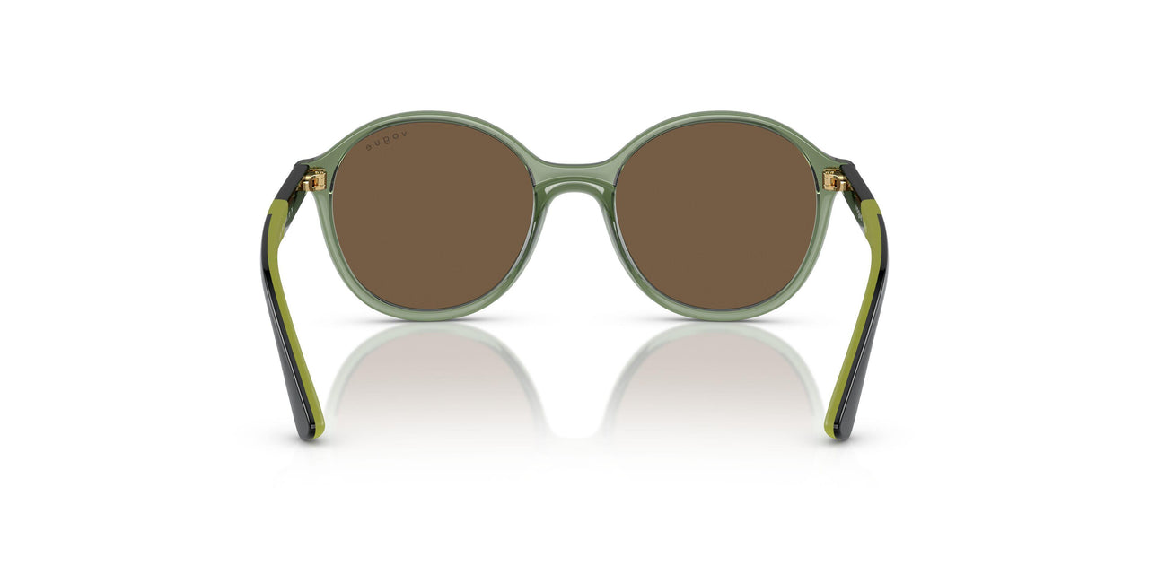 306773 - Transparent Dark Green - Dark Brown