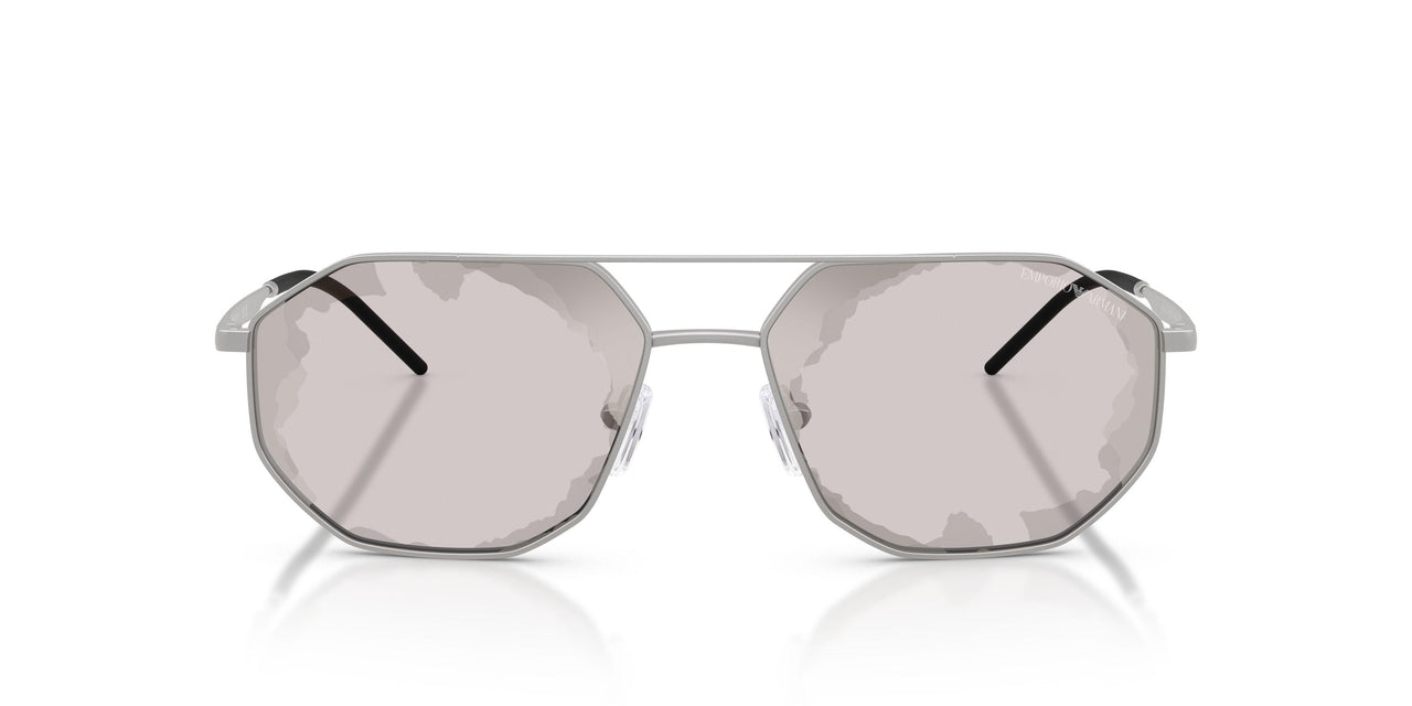 30157F - Silver - Smoke Mirror Black
