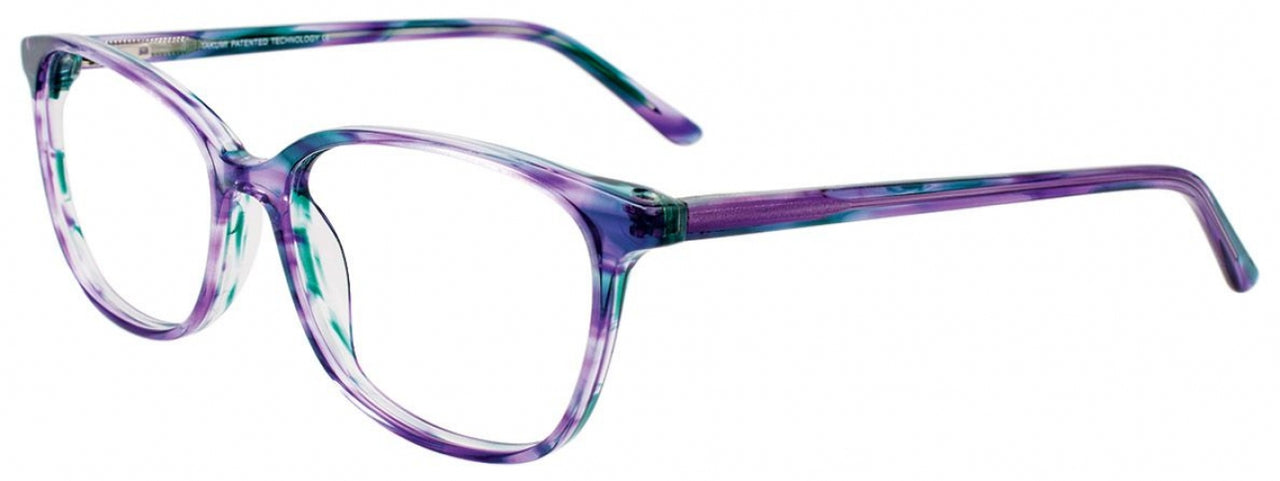 80 - Purple & Green Marbled