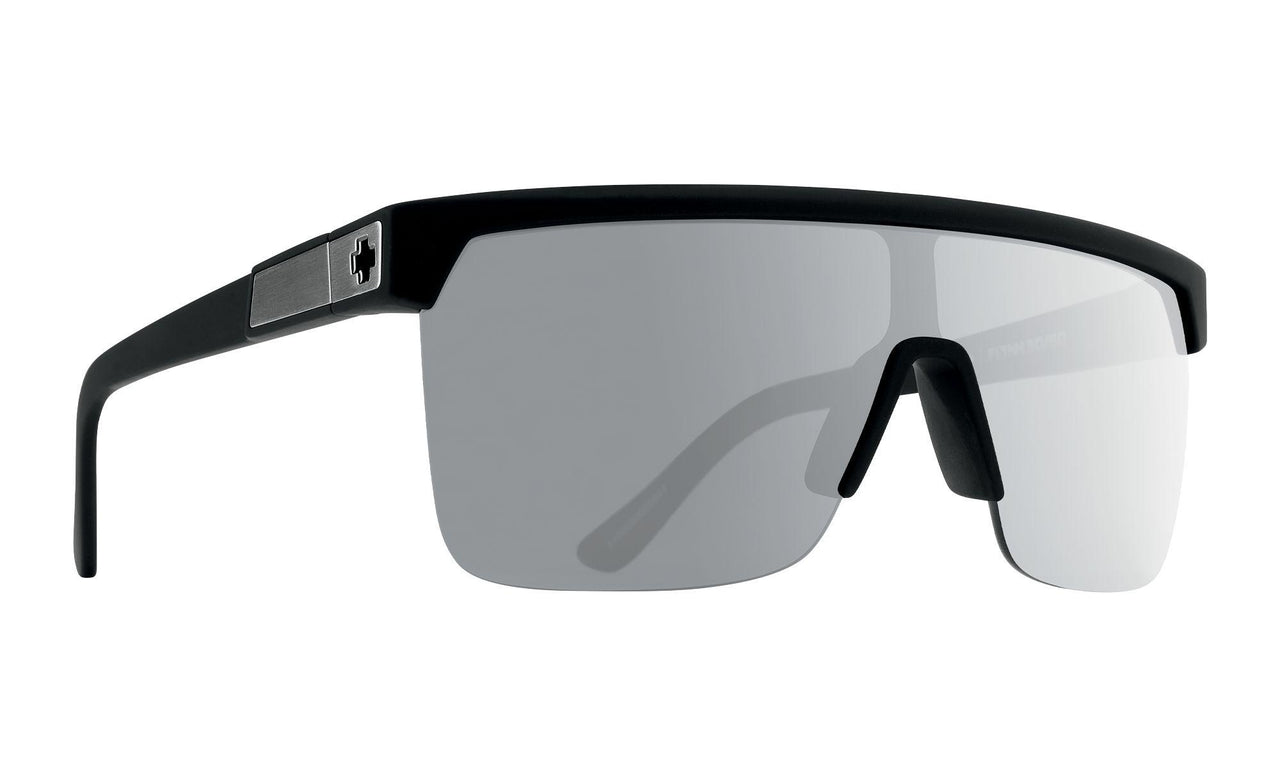 0000077 - Soft Matte Black - Happy Gray Green Polar with Silver Spectra Mirror