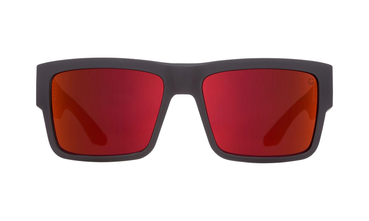 803673 - Soft Matte Black/red Fade - Happy Gray Green with Red Flash