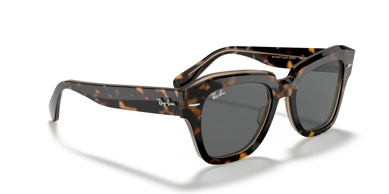 1292B1 - Havana On Trasparent Light Bro - Dark Grey