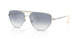 90017B - Silver - Clear Gradient Blue Mirror Silver