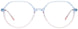 50 - Gradient Transp Blue & Pink / Satin Light Blue