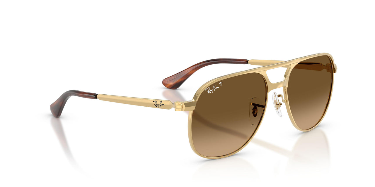 001/M2 - Gold - Polarized Brown Gradient