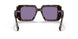 2AU05Q - Havana - Violet Mirror Internal Silver