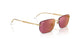 001/D0 - Gold - Dark Violet Mirror Red
