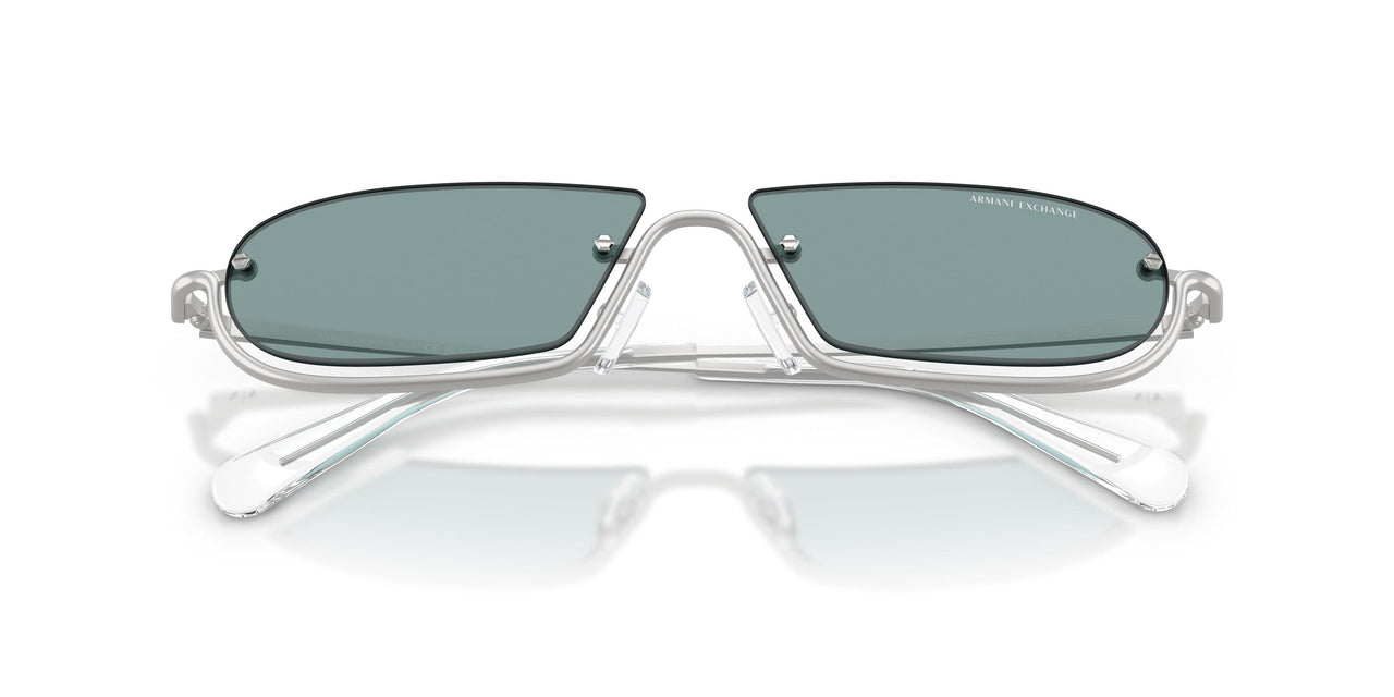 60209C - Silver - Light Blue Mirror Silver Int