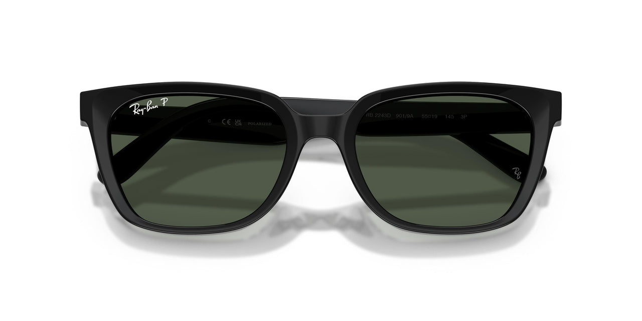 901/9A - Black - Polarized Dark Green