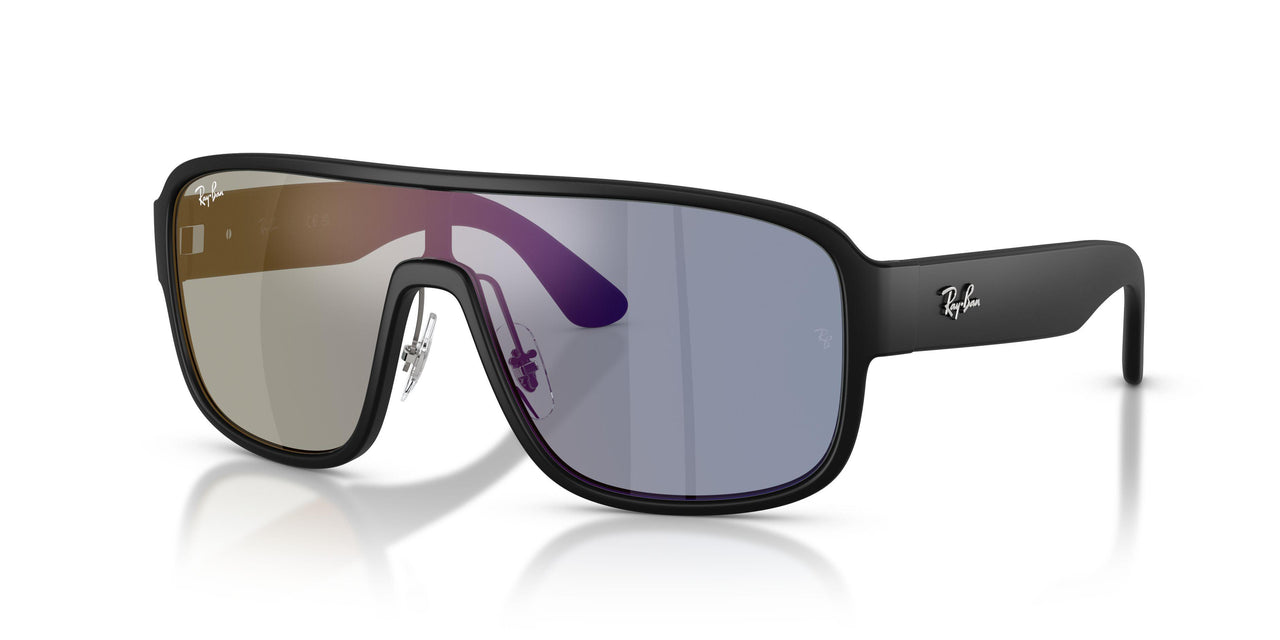 901SB2 - Black - Dark Blue Mirror Violet