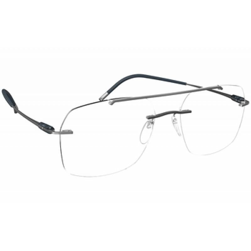 Silhouette Purist Color Groove Demo Rimless 5561 Eyeglasses