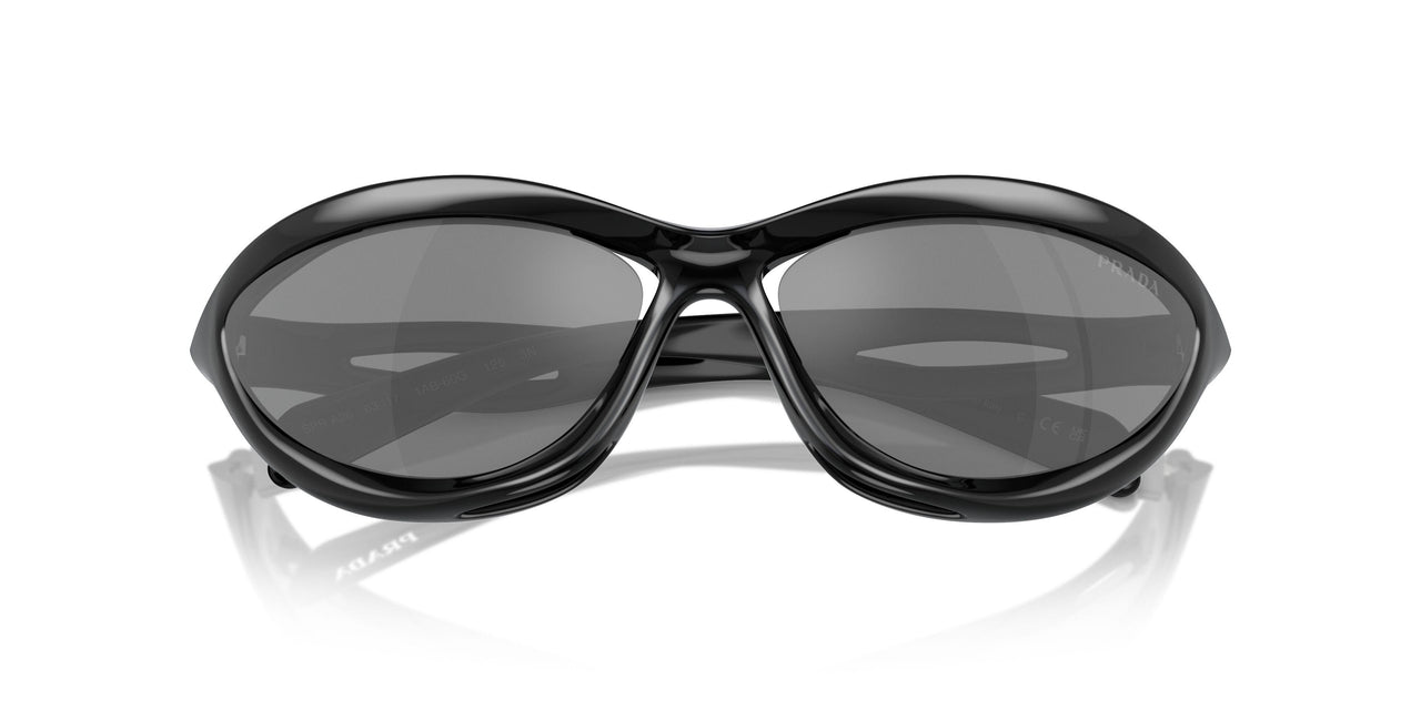 1AB60G - Black - Grey Mirror Silver