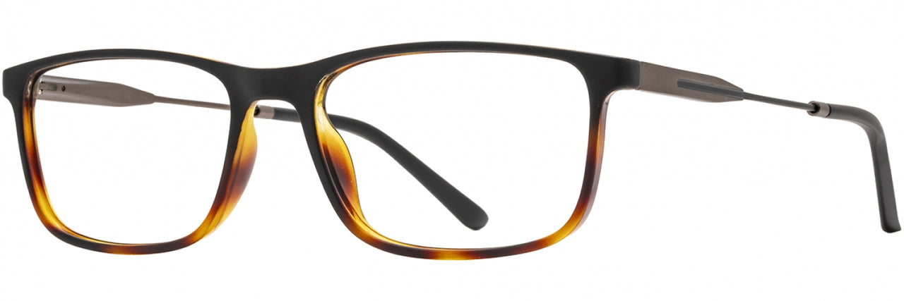 1 - Matte Black / Tortoise Fade