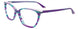 50 - Teal & Violet Marbled & Light Lilac