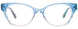 60 - Transp Blue To Lt Pink Gradient / Marble Blue