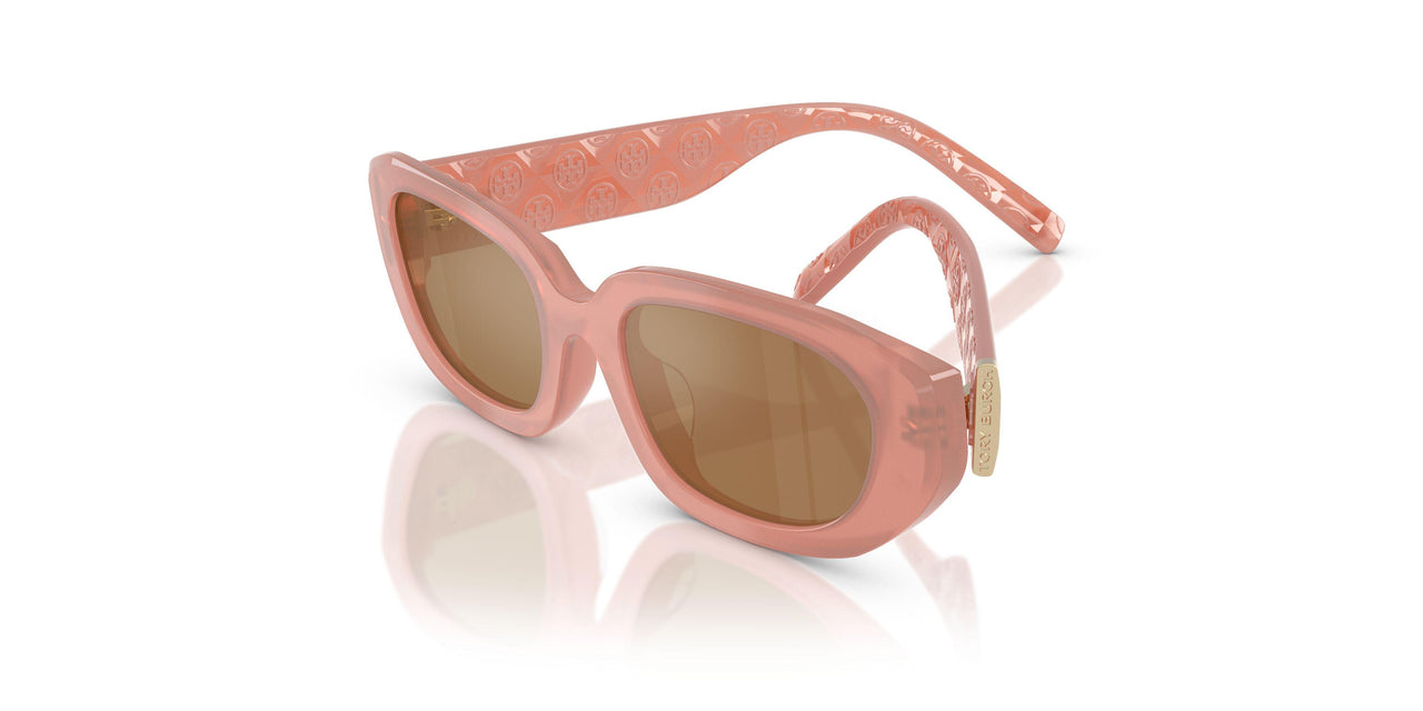 2028/O - Pink - Brown Back Mirror