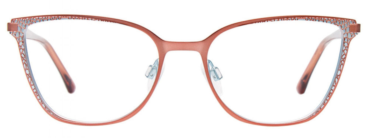 10 - Brown & Light Blue / Brown Transparent