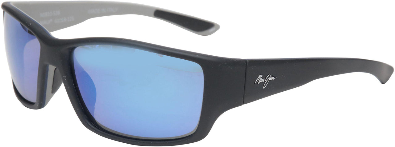53B - Soft Black With Sea Blue And Grey - Blue Hawaii